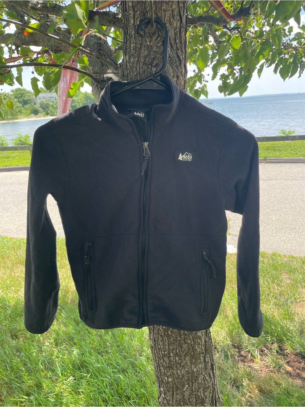 REI Black Kids Full-Zip Trailmade Fleece Jacket